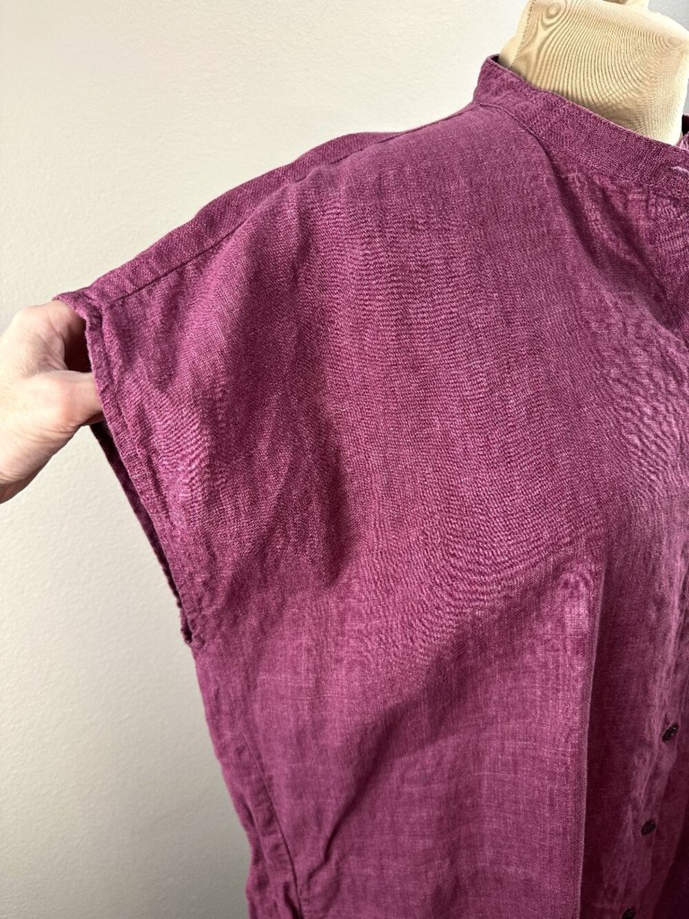 Eileen Fisher Organic Linen Shirtdress - Picture 5 of 5